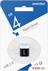 USB Flash SmartBuy LARA 4GB (ЧЕРНЫЙ) (7497)