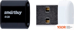 USB Flash SmartBuy LARA 4GB (ЧЕРНЫЙ) (7497)