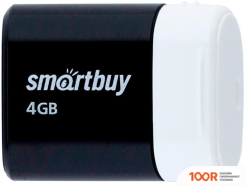USB Flash SmartBuy LARA 4GB (ЧЕРНЫЙ) (7497)