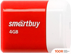 USB Flash SmartBuy LARA 4GB (КРАСНЫЙ) (7495)