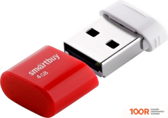USB Flash SmartBuy LARA 4GB (КРАСНЫЙ) (7495)