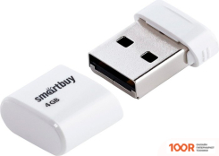 USB Flash SmartBuy LARA 4GB (БЕЛЫЙ) (7494)