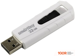 USB Flash SmartBuy IRON USB 2.0 32GB (БЕЛЫЙ) (7489)