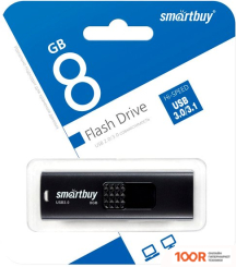 USB Flash SmartBuy FASHION 8GB (ЧЕРНЫЙ) (7487)