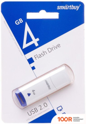USB Flash SmartBuy EASY 4GB (БЕЛЫЙ) (7468)