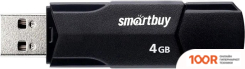 USB Flash SmartBuy CLUE 4GB (ЧЕРНЫЙ) (7434)