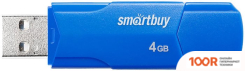 USB Flash SmartBuy CLUE 4GB (СИНИЙ) (7433)