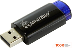 USB Flash SmartBuy CLICK 64GB (ЧЕРНЫЙ/СИНИЙ) (7406)
