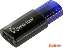 USB Flash SmartBuy CLICK 64GB (ЧЕРНЫЙ/СИНИЙ) (7406)