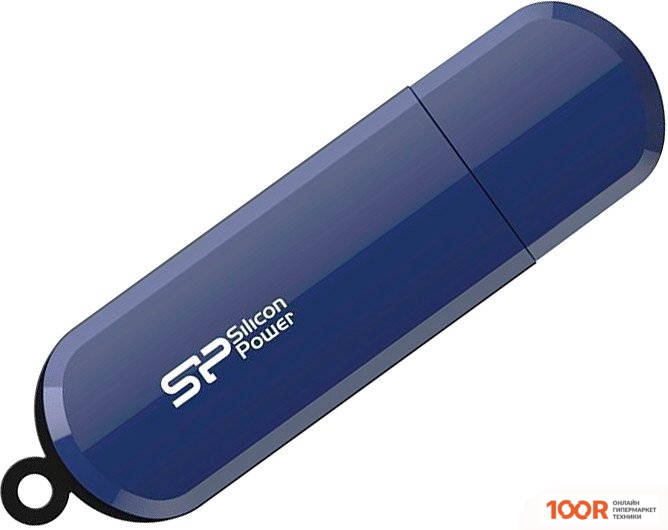 USB Flash Silicon-Power LUXMINI 320 64GB (ТЕМНО-СИНИЙ) (7360)
