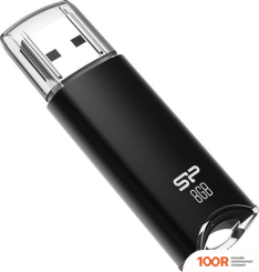 USB Flash Silicon-Power HELIOS H02 8GB (ЧЕРНЫЙ) (7354)