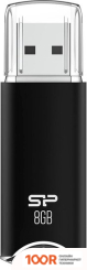 USB Flash Silicon-Power HELIOS H02 8GB (ЧЕРНЫЙ) (7354)
