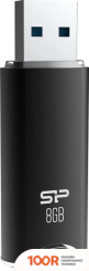 USB Flash Silicon-Power HELIOS H02 8GB (ЧЕРНЫЙ) (7354)