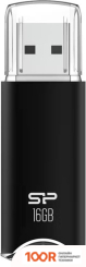 USB Flash Silicon-Power HELIOS H02 16GB (ЧЕРНЫЙ) (7351)