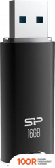 USB Flash Silicon-Power HELIOS H02 16GB (ЧЕРНЫЙ) (7351)