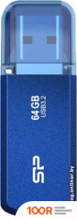 USB Flash Silicon-Power HELIOS 202 64GB (СИНИЙ) (7350)