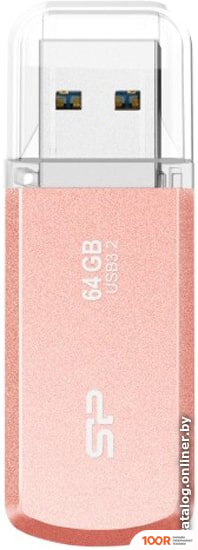 USB Flash Silicon-Power HELIOS 202 64GB (РОЗОВЫЙ) (7349)