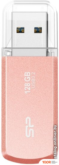 USB Flash Silicon-Power HELIOS 202 128GB (РОЗОВЫЙ) (7341)