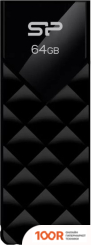 USB Flash Silicon-Power BLAZE B03 64GB (ЧЕРНЫЙ) (7329)