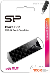 USB Flash Silicon-Power BLAZE B03 64GB (ЧЕРНЫЙ) (7329)