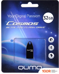 USB Flash QUMO COSMOS DARK 32GB (ЧЕРНЫЙ) (7199)