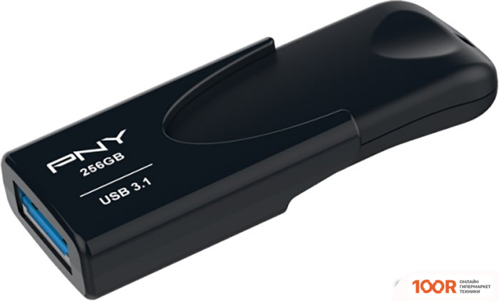 USB Flash PNY ATTACHE 4 256GB (ЧЕРНЫЙ) (7194)