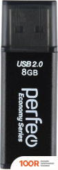 USB Flash Perfeo E03 8GB (ЧЕРНЫЙ) (7181)