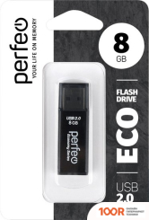USB Flash Perfeo E03 8GB (ЧЕРНЫЙ) (7181)