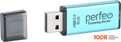 USB Flash Perfeo E03 8GB (ЗЛЕНЫЙ) (7180)