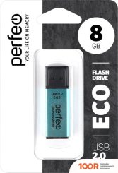 USB Flash Perfeo E03 8GB (ЗЛЕНЫЙ) (7180)
