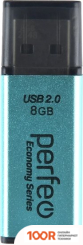 USB Flash Perfeo E03 8GB (ЗЛЕНЫЙ) (7180)