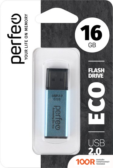 USB Flash Perfeo E03 16GB (СИНИЙ) (7176)
