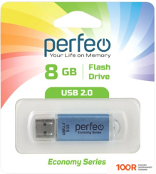 USB Flash Perfeo E01 8GB (СИНИЙ) (7171)