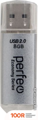 USB Flash Perfeo E01 8GB (СЕРЕБРИСТЫЙ) (7170)