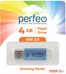 USB Flash Perfeo E01 4GB (СИНИЙ) (7163)