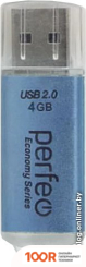 USB Flash Perfeo E01 4GB (СИНИЙ) (7163)
