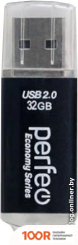 USB Flash Perfeo E01 32GB (ЧЕРНЫЙ) (7158)