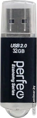 USB Flash Perfeo E01 32GB (ЧЕРНЫЙ) (7158)