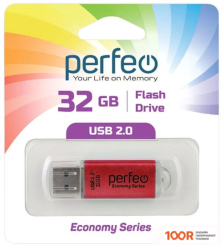 USB Flash Perfeo E01 32GB (КРАСНЫЙ) (7155)