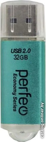 USB Flash Perfeo E01 32GB (ЗЕЛЕНЫЙ) (7153)