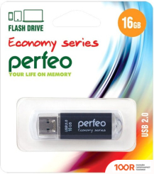 USB Flash Perfeo E01 16GB (ЧЕРНЫЙ) (7152)