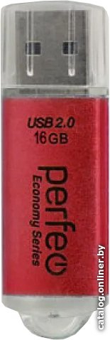 USB Flash Perfeo E01 16GB (КРАСНЫЙ) (7149)