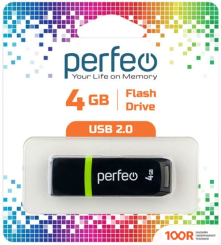 USB Flash Perfeo C11 4GB (ЧЕРНЫЙ) (7127)