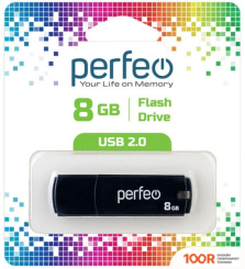 USB Flash Perfeo C05 8GB (ЧЕРНЫЙ) (7125)