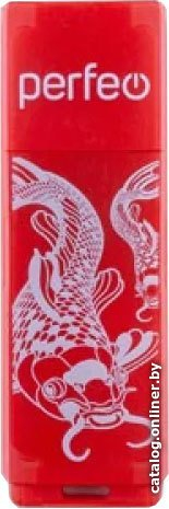 USB Flash Perfeo C04 RED KOI FISH 16GB (КРАСНЫЙ) (7118)