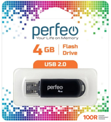 USB Flash Perfeo C03 4GB (ЧЕРНЫЙ) (7114)
