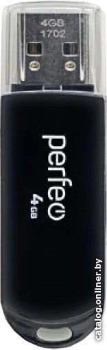 USB Flash Perfeo C03 4GB (ЧЕРНЫЙ) (7114)