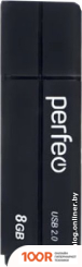 USB Flash Perfeo C01G2 8GB (ЧЕРНЫЙ) (7112)