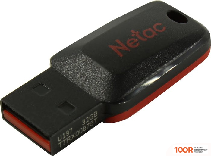 USB Flash Netac U197 USB 2.0 4GB NT03U197N-004G-20BK (6970)