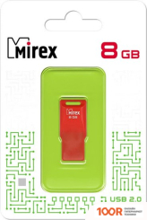 USB Flash Mirex MARIO 8GB (КРАСНЫЙ) (6909)